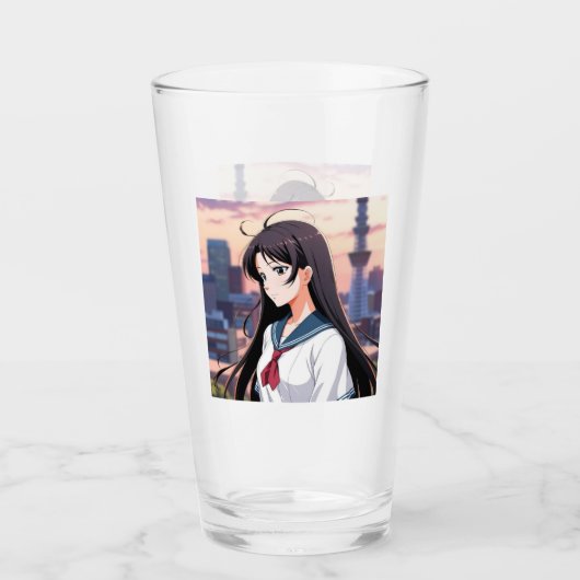Tokyo Girl glass タンブラーグラス (正面)