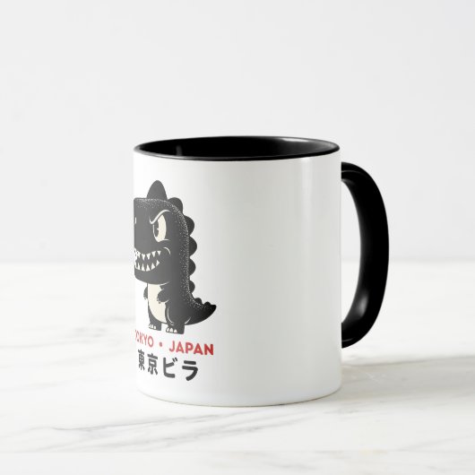 TOKYO JAPAN GODZILLA MUG マグカップ (正面右)