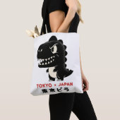 TOKYO JAPAN GODZILLA TOTE BAGS トートバッグ (クローズアップ)
