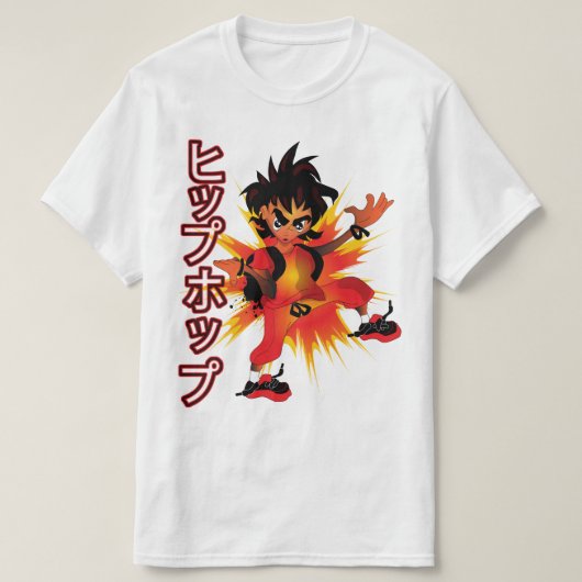 Tokyo & Japan loves hiphop Tシャツ (デザイン正面)