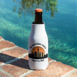 Tokyo Japan Sunset Custom Vacation Souvenir ボトルクーラー