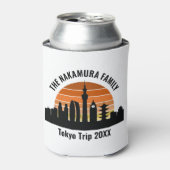 Tokyo Japan Sunset Custom Vacation Souvenir 缶クーラー (缶正面)