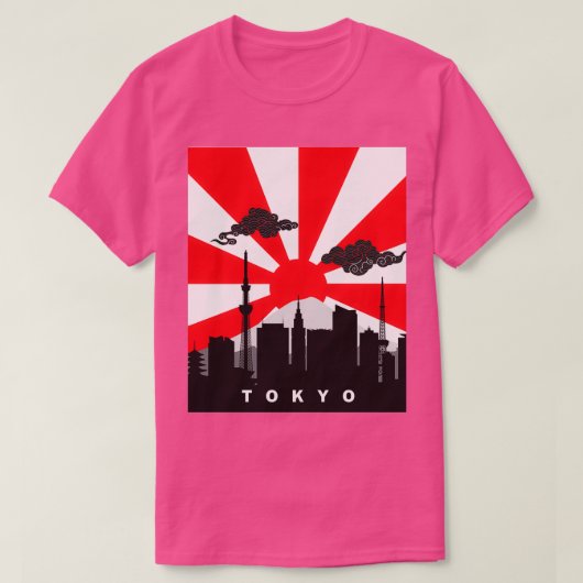 Tokyo Japan Tシャツ (デザイン正面)