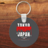 Tokyo Japan The Land Of The Rising Sun Original St キーホルダー (正面)