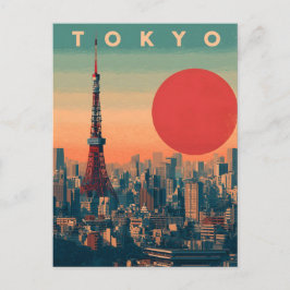 Tokyo Japan vintage ポストカード