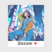 Tokyo JK シール seal|寿司娘 GenerativeAI (シート)