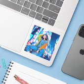 Tokyo JK シール seal|寿司娘 GenerativeAI (ノートパソコンとiPhone)