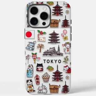 Tokyo Kawaii Sticker Bomb: Japan Pop Edition iPhone 16 Pro Maxケース