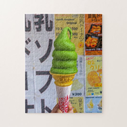 Tokyo Matcha Swirl Puzzle by Grubshots ジグソーパズル (縦)