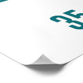 tokyo Minimalist city Map, tokyo DIY city Map ポスター (角)