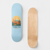 Tokyo Minimalist Skateboard — Stylish Japan Travel スケートボード (正面)