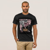 Tokyo Rush Streetwear Biker Anime Style Tシャツ (正面フル)