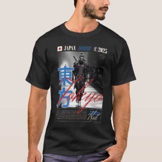 Tokyo Samurai Fashion Artwork Tシャツ