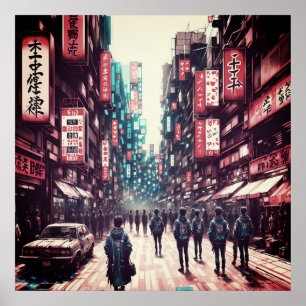 Tokyo street poster ポスター