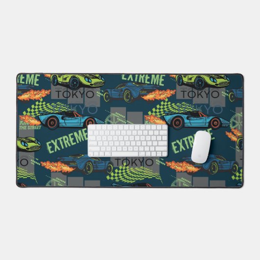  Tokyo Street Racing Pattern デスクマット (キーボード&マウス)