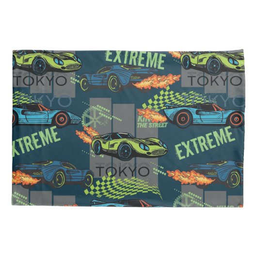  Tokyo Street Racing Pattern 枕カバー (裏面-左)