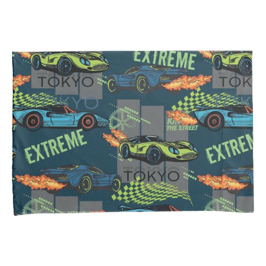  Tokyo Street Racing Pattern 枕カバー (正面右)