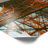 Tokyo Tower – Modern Minimal City Poster フォトプリント (角)