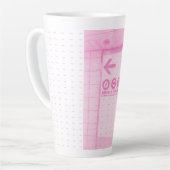 tokyo train  カフェラテマグ (左アングル)