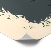 Tokyo Twilight – ミニマルなスカイラインリフレクション ポスター (角)