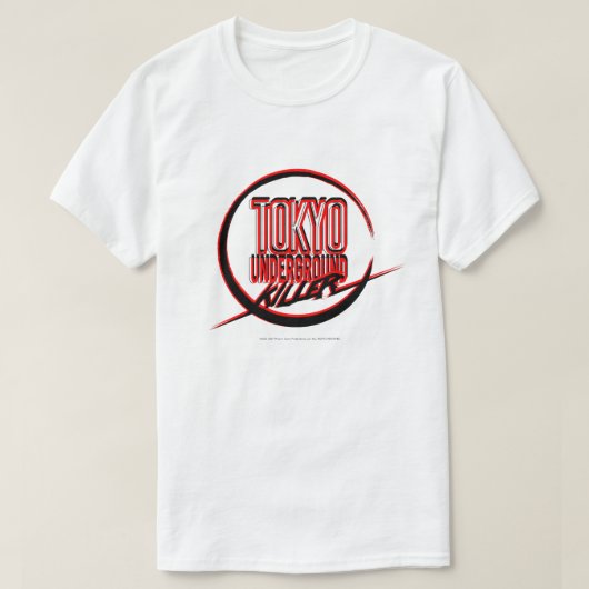 Tokyo Underground Killer：Logo T-shirt White Tシャツ (デザイン正面)
