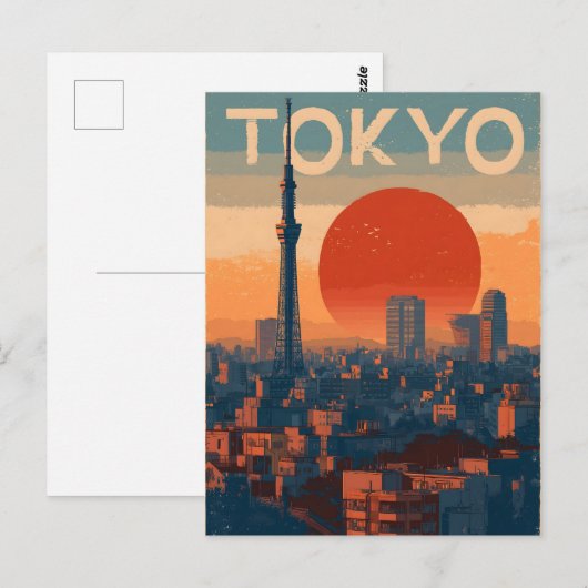 Tokyo vintage ポストカード (正面/裏面)