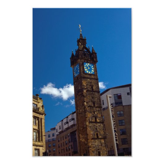 Tolbooth Steeple, Glasgow，スコットランド写真プリント フォトプリント (正面)