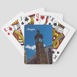 Tolbooth Steeple, Glasgow，スコットラ遊ンドのカード トランプ