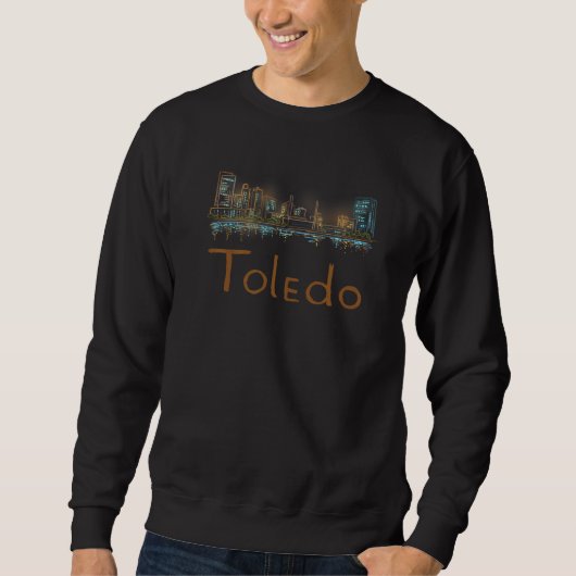 Toledo City Ohio souvenir  for men women  3 スウェットシャツ (正面)
