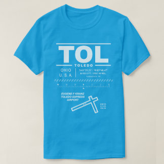 Toledo Express Airport TOL Tシャツ
