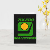 Toledo Goaldiggers 70s80s Hockey Team  カード (黄色い花)