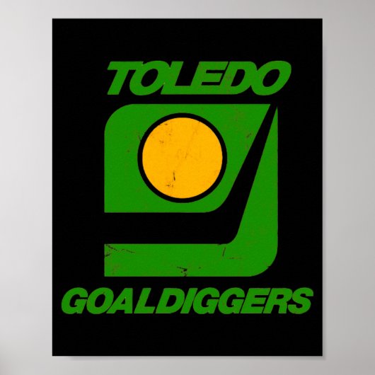 Toledo Goaldiggers 70s80s Hockey Team ポスター (正面)