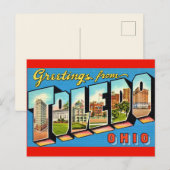 Toledo Ohio Retro Postcard ポストカード (正面/裏面)