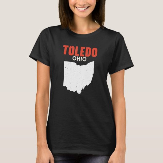 TOLEDO Ohio USA State America Travel Ohioan Tシャツ (正面)