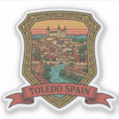 Toledo Spain Alcazar Travel シール (正面)