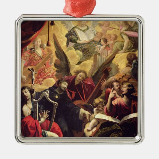 Tolentinoのセントニコラス メタルオーナメント (正面)