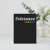 Tolerance | LGBTQ+ Pride Postkarte ポストカード (スタンド正面)