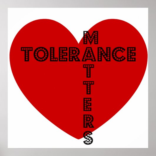 Tolerance Matters ポスター (正面)