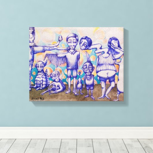 Toleranz キャンバスプリント (インサイチュ (ウッドフロア))