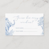 Tolie de jouy Safariクラッカー数 エンクロージャーカード (正面)