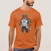 Toller Dog, muscular, tattooed, bodybuilder Tシャツ (正面)