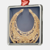 Tolstaya Mogilaからの三日月形の胸 メタルオーナメント (左)