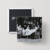 Tolstoy作家レオN.の家族のポートレート 缶バッジ (正面&裏面)