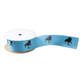 Töltendes Islandpferd サテンリボン (リール)