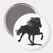 Töltendes Islandpferd マグネット (正面/裏面)