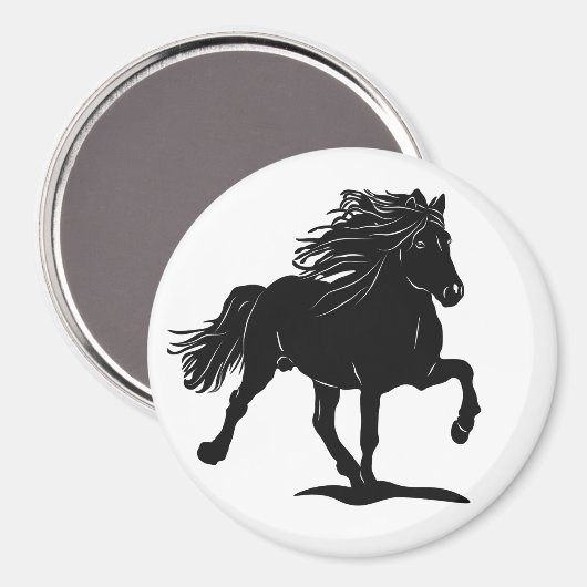 Töltendes Islandpferd マグネット (正面/裏面)