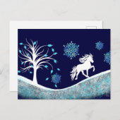 Tölter im Schnee ポストカード (正面/裏面)