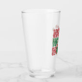 TomとJerryがそりにプレゼントを届ける タンブラーグラス (右)