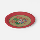 TomとJerryがそりにプレゼントを届ける ペーパープレート (アングル)