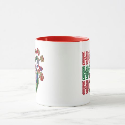 TomとJerryがそりにプレゼントを届ける マグカップ (中央)